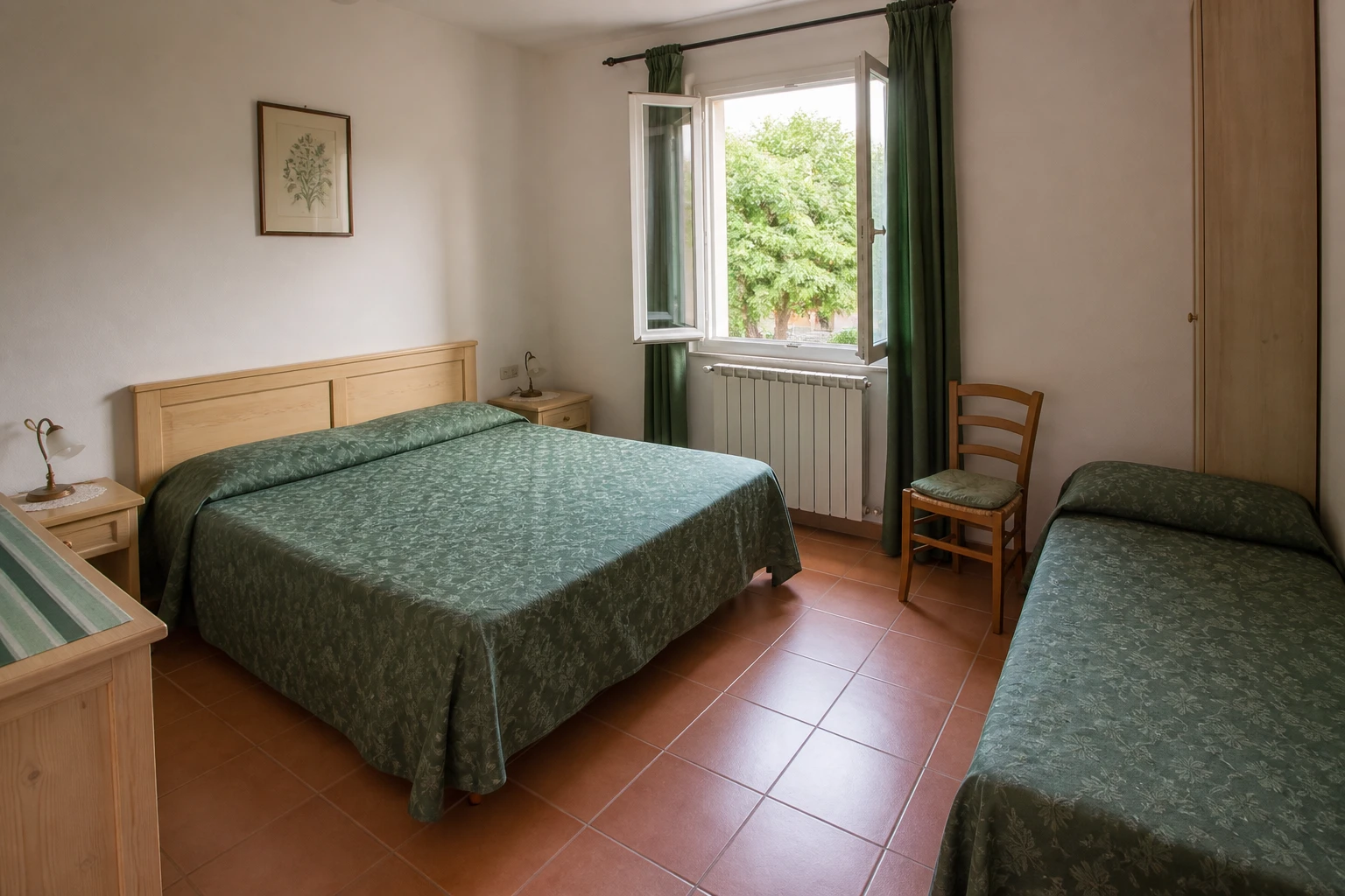 Camera Tripla con letto matrimoniale e letto singolo