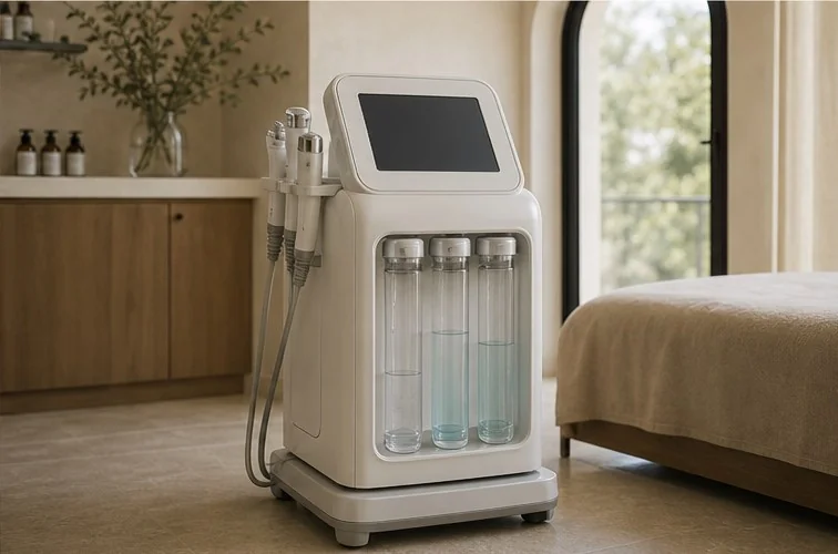 Dispositivo hydrafacial dimostrativo
