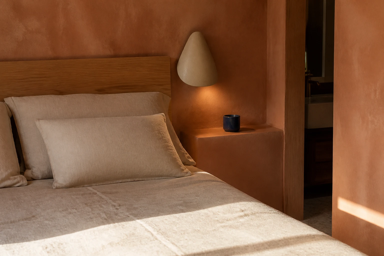 Letto e dettagli della camera Terra 11