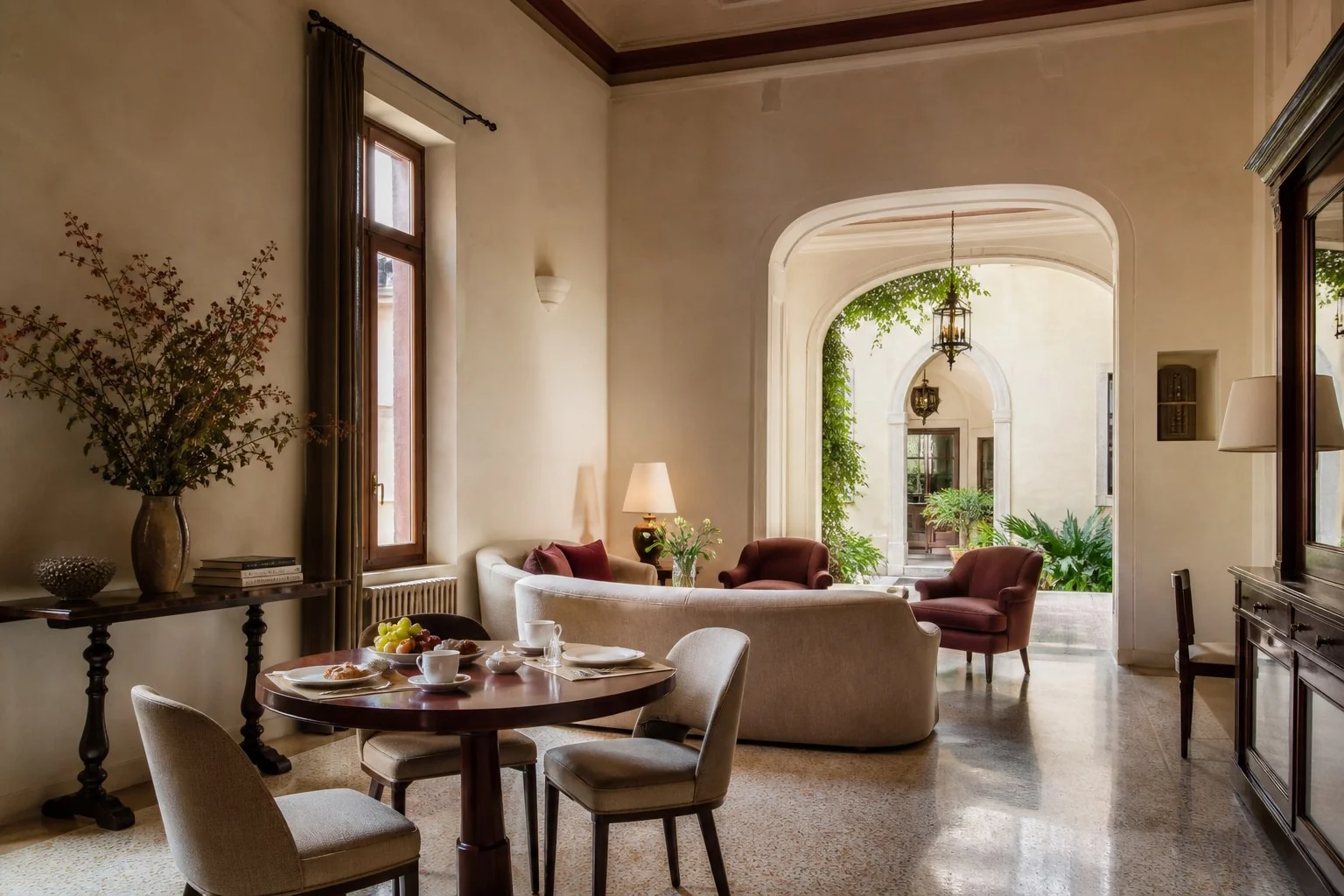 Salone comune e sala colazione di Dimora Ardea