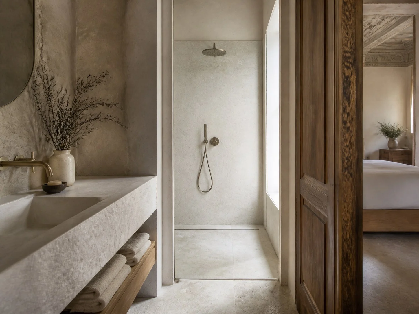 Bagno privato della suite di Dimora Ardea
