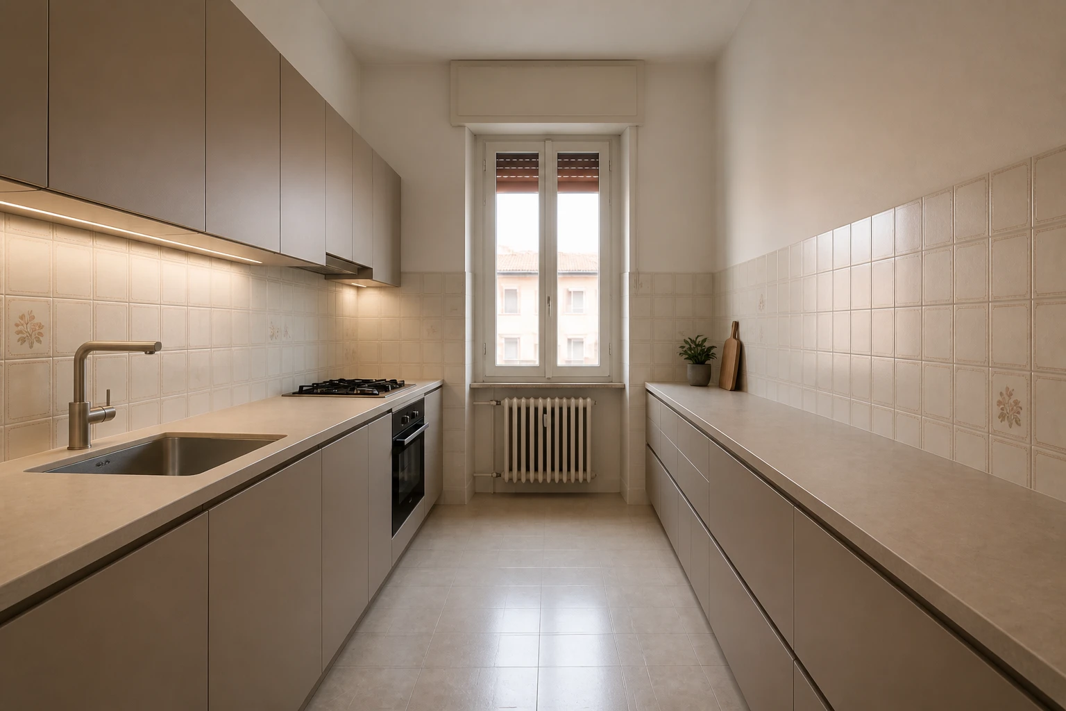 Cucina completata dopo i lavori
