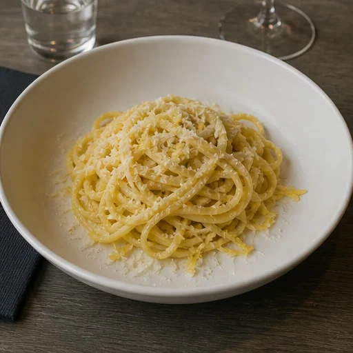 Tagliolini al limone con burro e Parmigiano