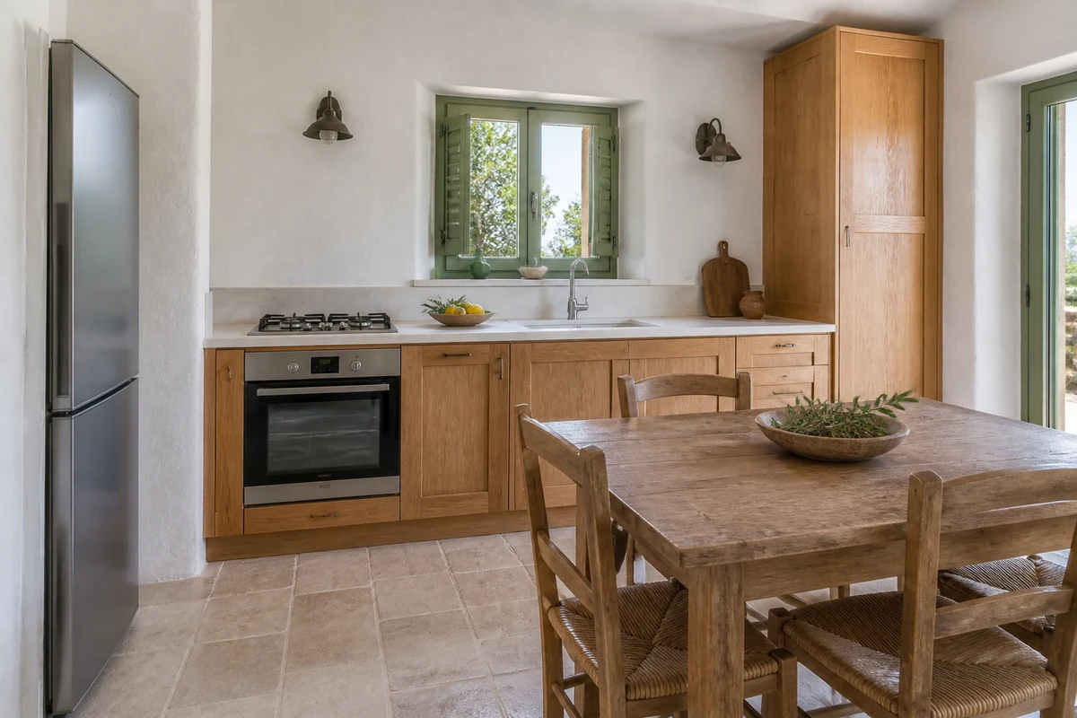 Cucina completa di Casa Levante