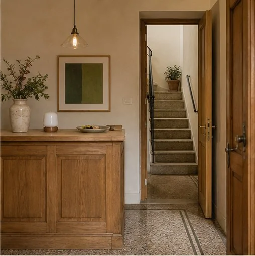 Ingresso e piccolo punto accoglienza