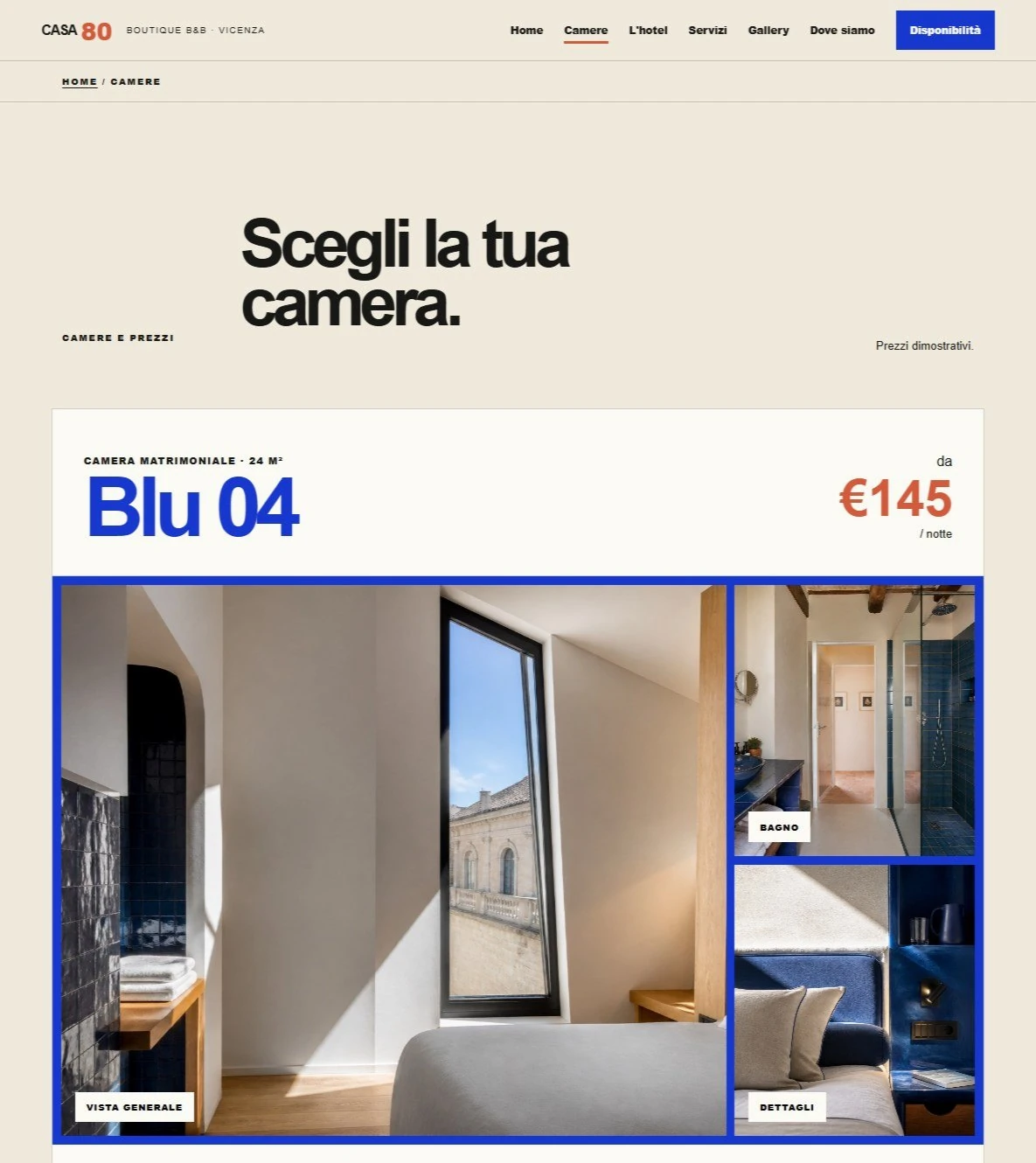 Sito Web professionale Casa 80: ambienti e soluzioni di soggiorno