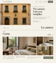 Sito Web professionale Le Tre Finestre: homepage e presentazione della struttura