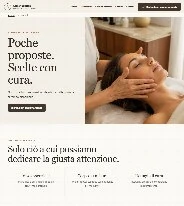 Sito Web professionale Atelier Bellezza: trattamenti e servizi