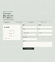 Sito Web professionale Aura Studio: modulo di richiesta appuntamento