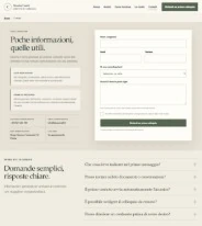 Sito Web professionale Diritto di Famiglia: modulo di primo contatto