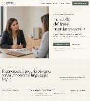 Sito Web professionale Diritto di Famiglia: homepage e presentazione dello studio