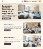 Sito Web professionale B&B Clean: ambienti e soluzioni di soggiorno