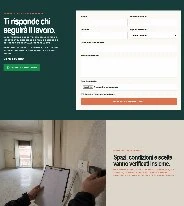 Sito Web professionale Cantiere Forma: modulo di richiesta di contatto