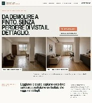 Sito Web professionale Cantiere Forma: homepage e presentazione dell'impresa