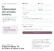 Sito Web professionale Civico Edile: modulo di richiesta di contatto
