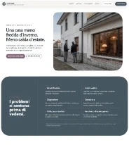 Sito Web professionale Civico Edile: homepage e presentazione dell'impresa