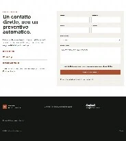 Sito Web professionale Di Felice Ristrutturazioni: modulo di richiesta di contatto