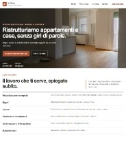Sito Web professionale Di Felice Ristrutturazioni: homepage e presentazione dell'impresa