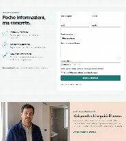 Sito Web professionale Ferri Interni: modulo di richiesta di contatto