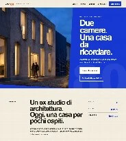 Sito Web professionale Casa 80: homepage e presentazione della struttura