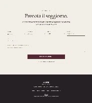 Sito Web professionale Dimora Ardea: modulo di richiesta disponibilità
