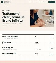 Sito Web professionale Linea Beauty Point: trattamenti e servizi