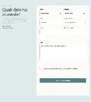 Sito Web professionale Masseria Vento Piano: modulo di richiesta disponibilità