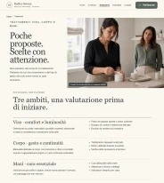 Sito Web professionale Radice Serena: trattamenti e servizi