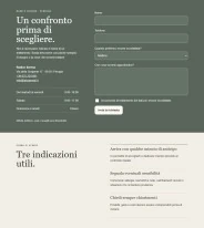 Sito Web professionale Radice Serena: modulo di richiesta appuntamento
