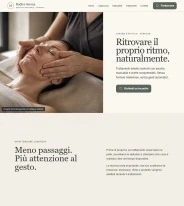 Sito Web professionale Radice Serena: homepage e presentazione del centro
