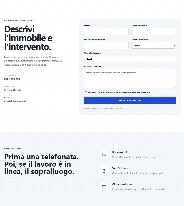 Sito Web professionale Rinaldi Cantiere: modulo di richiesta di contatto