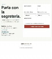 Sito Web professionale Studio Dentistico Clean: modulo di richiesta ricontatto