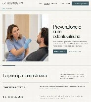 Sito Web professionale Studio Dentistico Di Valerio: prestazioni odontoiatriche