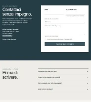 Sito Web professionale Studio Dentistico Di Valerio: modulo di richiesta ricontatto