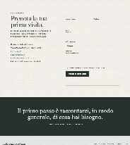 Sito Web professionale Studio Dentistico Elegante: modulo di richiesta ricontatto