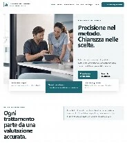 Sito Web professionale Studio Dentistico Moderno: homepage e presentazione dello studio dentistico