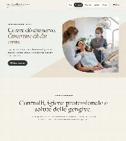 Sito Web professionale Studio Dentistico Naturale: prestazioni odontoiatriche