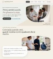 Sito Web professionale Studio Dentistico Naturale: homepage e presentazione dello studio dentistico