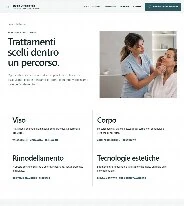 Sito Web professionale Studio DermaForma: trattamenti e servizi