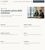 Sito Web professionale Studio Legale Classic: aree di attività