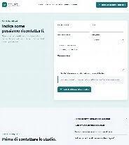 Sito Web professionale Studio Legale Pichini: modulo di primo contatto
