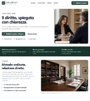 Sito Web professionale Studio Legale Pichini: homepage e presentazione dello studio