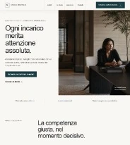 Sito Web professionale Studio Legale Premium: homepage e presentazione dello studio