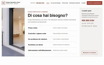 Sito Web per Dentisti – Clean