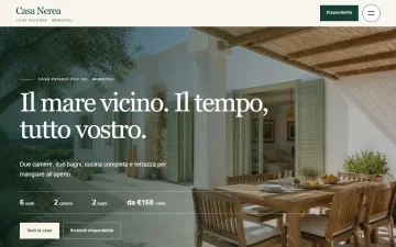 Sito Web per Casa Vacanza – Naturale