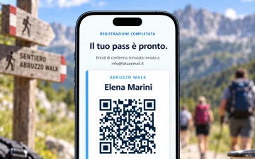 Iscrizioni e Check-in QR per Passeggiate ed Escursioni