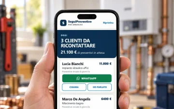 SeguiPreventivo per Idraulici