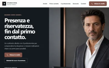 Sito Web per Avvocati Penalisti – Clean