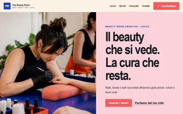 Sito Web per Centri Estetici – Creativo
