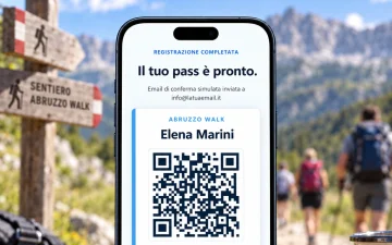 Iscrizioni e Check-in QR per Passeggiate ed Escursioni